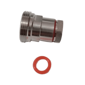 DIN Female Connector for 1/2 inch LDF Cable Clamp