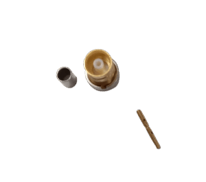 L9 Female Bulkhead Connector, BT 3002 Crimp