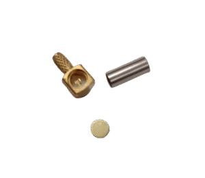 MCX Male Right Angle Connector, RG 316 Crimp