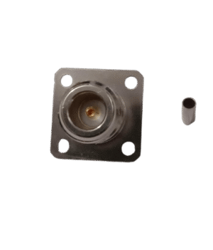 N Female 4-Hole Connector for LMR100 Cable Crimp