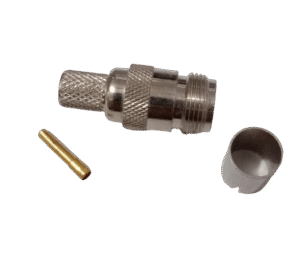 N Female Connector for LMR400 Cable Crimp