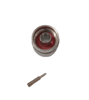 N Male Connector for 1/4 inch SF Cable Solder