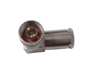 N Male Right Angle Connector for LMR200 Cable Clamp
