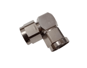N-Type Male to N-Type Male Right Angle Adapter, 4 GHz