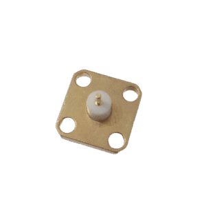 SMA Male 4-Hole Connector Solder