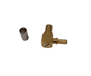 SMB Male Right Angle Connector, BT 3002 Crimp