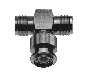 TNC Female to TNC Male to TNC Female T-Type Adapter, 3 GHz