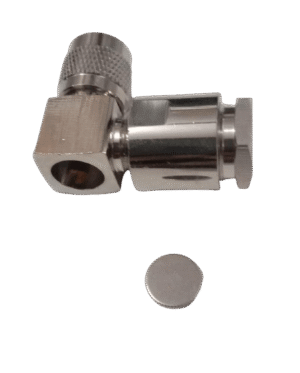 TNC Male Right Angle Connector for LMR400 Cable Clamp